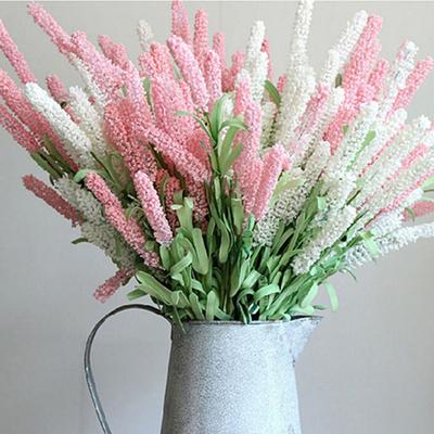 Buchet de frunze de flori artificiale de lavanda pentru casa nunta decor gradina 12 capete