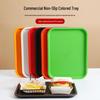 Non-Slip Rectangular Burger Tray for Restaurants