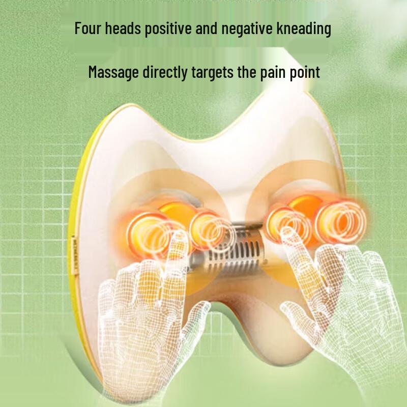 HEZHENG Waist & Abdominal Kneading Massager with Heat