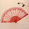 New Style Rose Lace Women's Folding Fan, Dance Fan, High-End Women's Fan, Gift Fan for Weddings