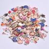 Bedeltjes Oil Drop Bowknot Heart Metal Charms For Jewelry Making Supplies Charms Wholesale Bulk 10/20/30/40pcs/Lot DIY Materials