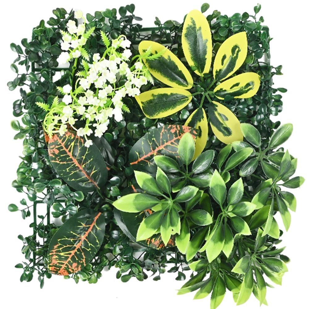 Eternal Life Artificial Plant Wall Panel DIY Artificial Fern Grass  Background Wall Decoration