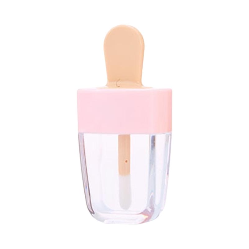 

Lip Balm Empty Containers Refillable Rotatable Plastic Lipstick Tubes DIY Lip Gloss Balm Tube Holder for DIY Cosmetics рожевий