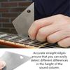 Miwayer Guitar String Action Gauge,Practical Guitar Luthier Tool Leveling Ruler, String Height RulerLuthier Tools