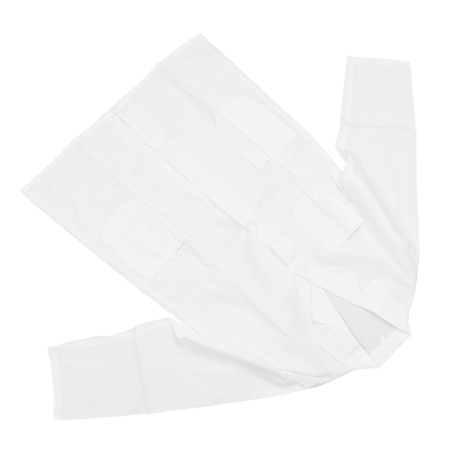 Kid School Button Up Laboratory Coat Boys Girls Cosplay Doctor Laboratory Coat with   Costume