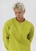 OFFGRID Waffle Uni Trail Raglan Crew-Lime