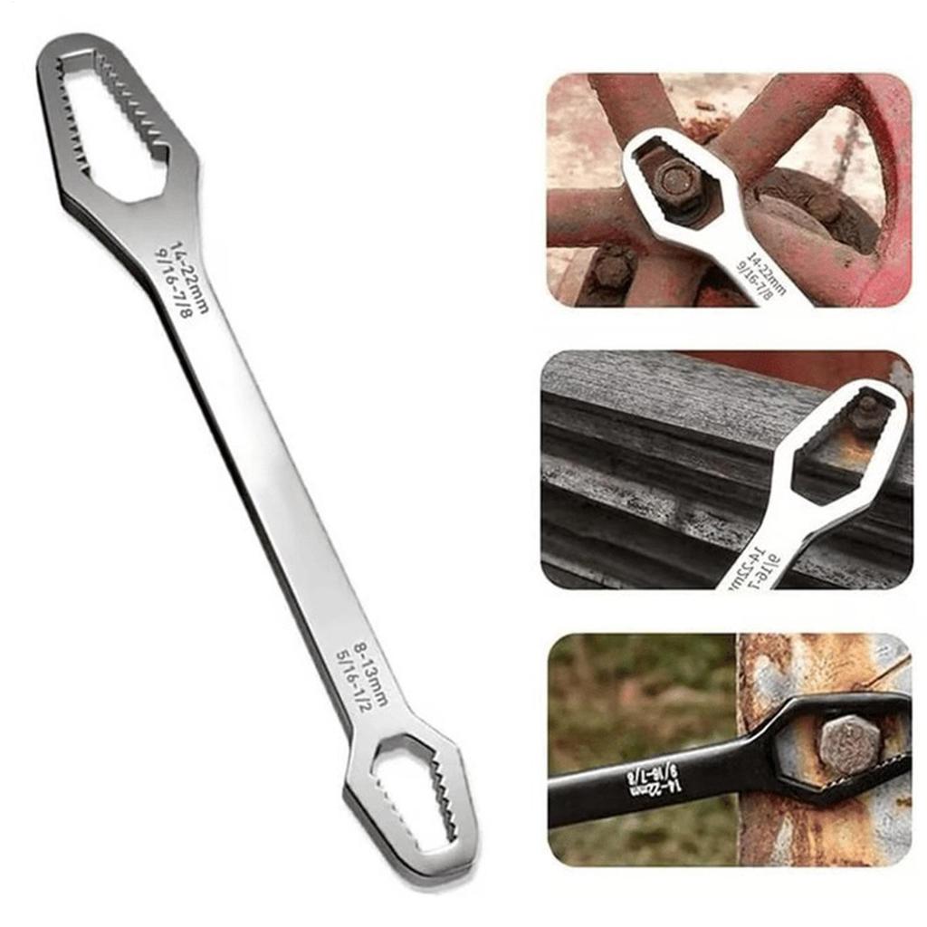 8 To 22mm Socket Wrench Double-ended Tightening Socket Spanner Self Tightening Wrench For Automotive Home Motorcycle Bicycle