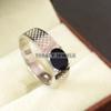 Black Onyx Oval Cut Gemstone With 925 Sterling Silver Ring For Men's #A813 JL375666901783