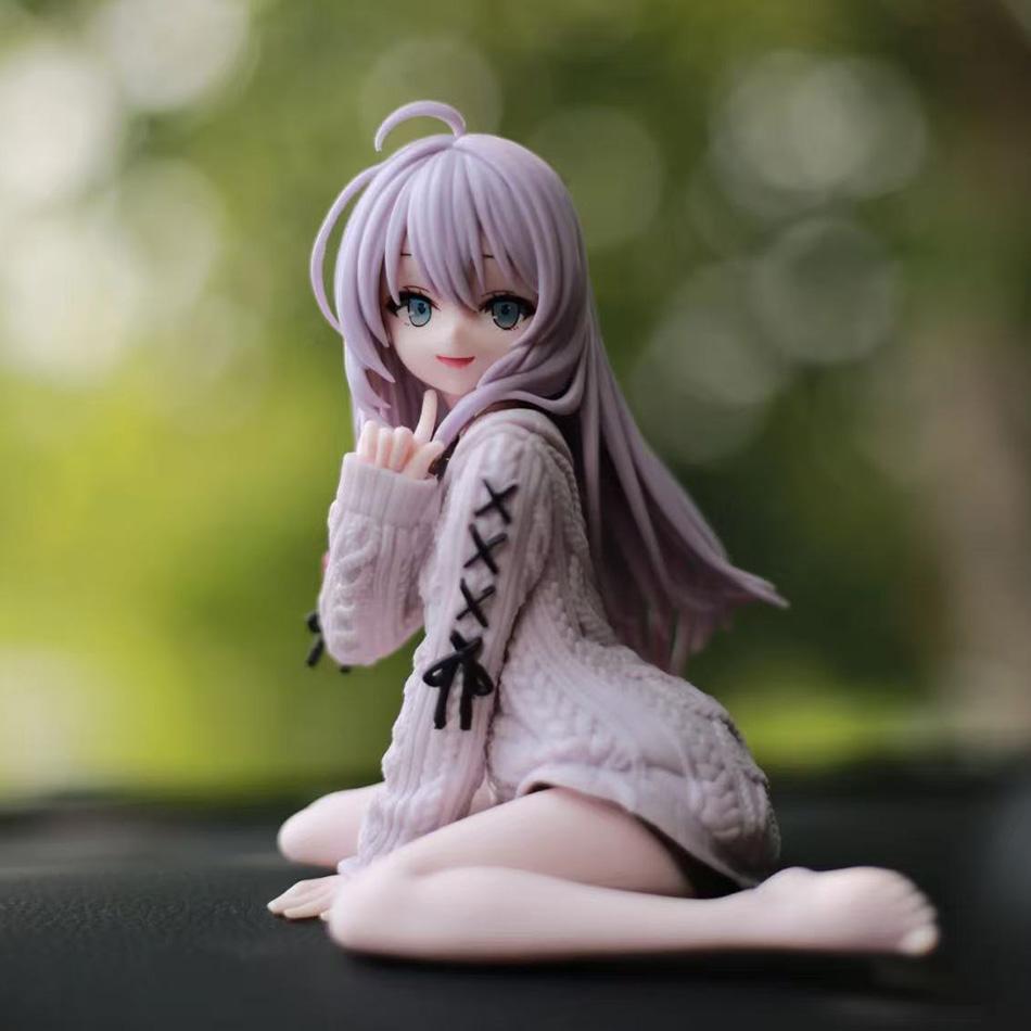 The Journey Of Elaina Anime Figure Knit Dress Witch Elaina Action Figure Pvc Collection Model Doll Toys For Christmas Gifts Hot