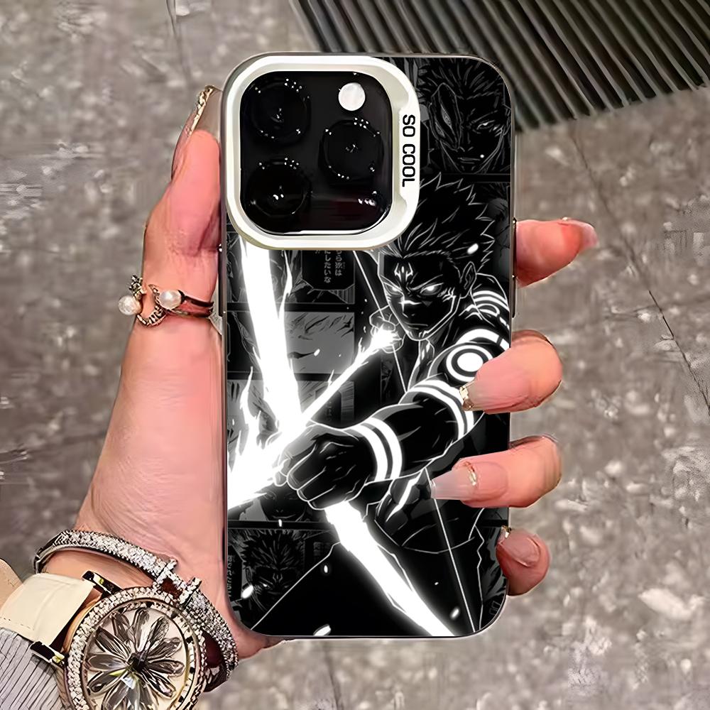 Custodia Cool per Telefono Jujutsu Satoru Gojo Per IPhone 17 Pro Max 16 15 14 13 11 12 Mini Xs Xr 8 Plus Se Colore Argento Cover