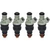 4PCS Fuel Injectors 0280150941 Compatible with Ford 87-93 Mustang 2.3L I4/85-91 Ranger 2.3l I4