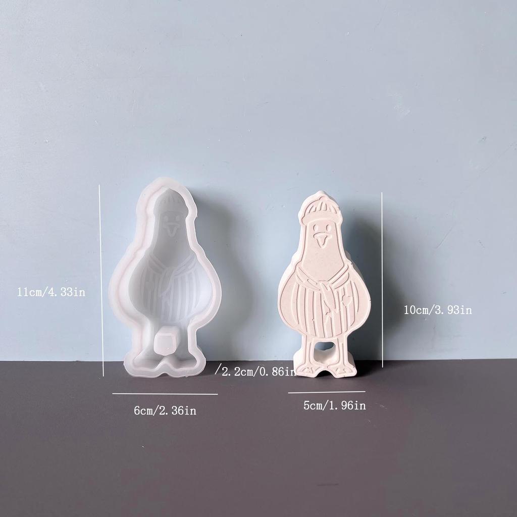 Seagull Silicone Mould Captain Seagull Car Mould Seagull Plaster Ornament Drip Mould