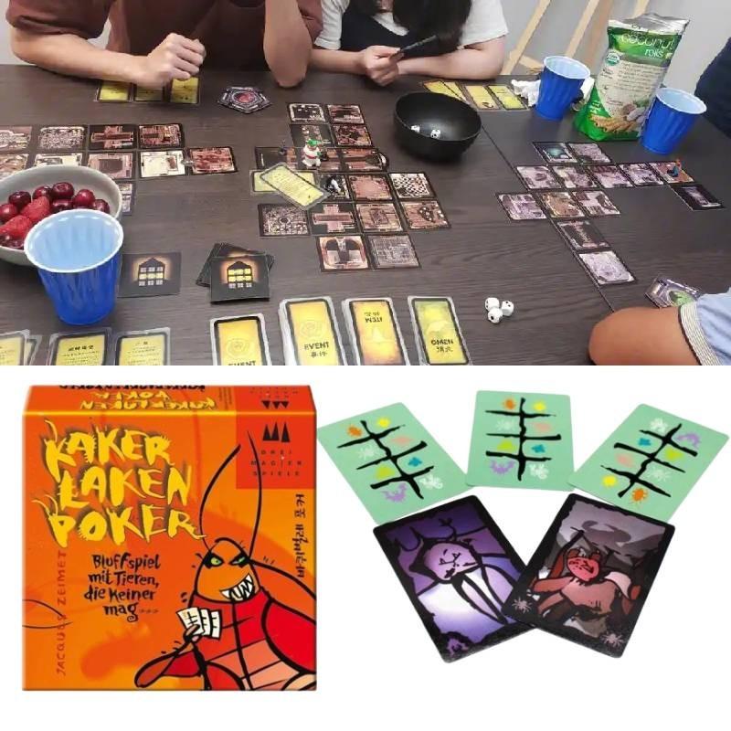 Kaker Laken Poker Card Board Game Family Party Prop Educational Toy Kids Gift