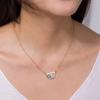 European & American Style Irregular Butterfly Pendant Necklace - Women's Versatile Simple Clavicle Chain