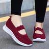 Fashion Sneakers Woman Soft Soled Hiking Outdoor Fitness Soft Soled Mesh Tennis Sneakers Breathable Lightweight Casual Walking Shoes