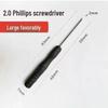 2mm Mini Phillips Flathead Screwdriver for Mobile Phone, Watch, Toy, and Glasses Repair