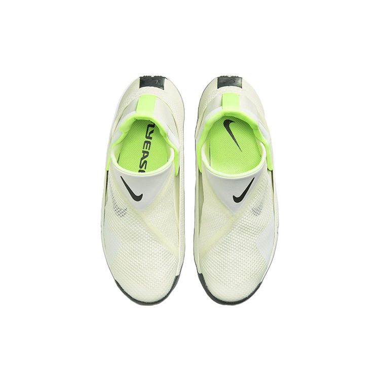 Nike GO FlyEase Phantom Ghost Green Women Sneakers White Black DR5540-004