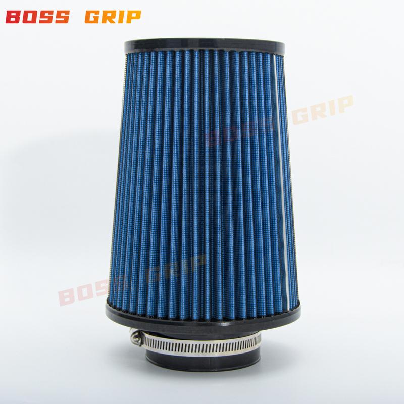 Universal 3Inch 76mm Tall High Flow Sports Air Filter Cold Air Intake Filter Car Accessories