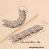 Ladies' retro ethnic style exaggerated bell tassel multi-layer beach ankle chain suitable for dates, parties, festivals, gifts