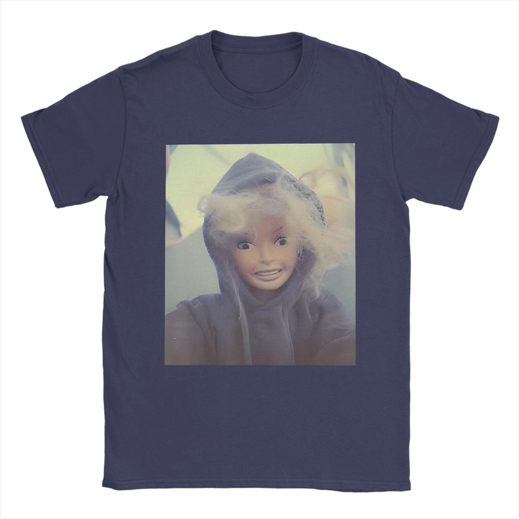 Distressed Doll Face Meme 100 Cotton T Shirt For Unisex Summer  Classic TShirts O Neck Leisure Tee Shirt Oversized Print Clothes