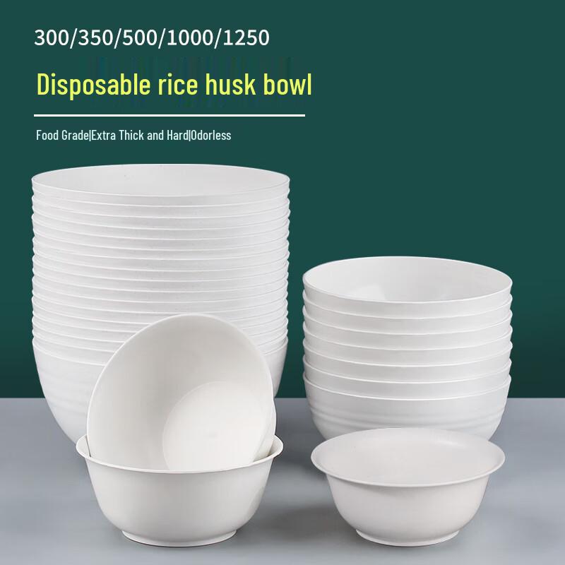 Verdickte Einwegschalen aus lebensmittelechtem Zuckerrohr-Fasermaterial