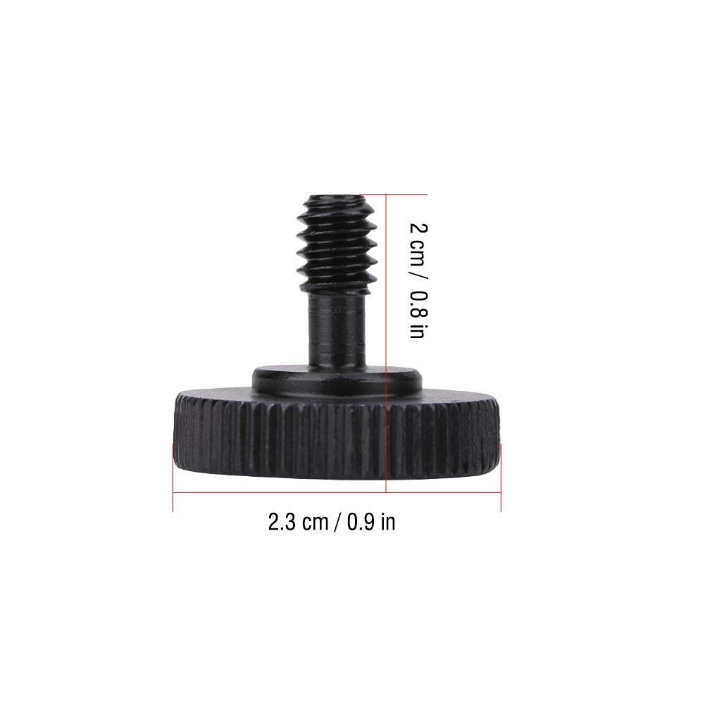 10Pcs 1 4in Male to Female Conversion Adapter Screw for Dual L shaped Camera Flash Bracket
