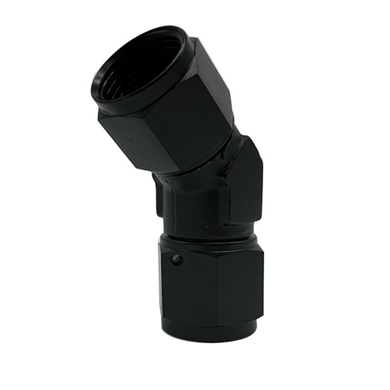 Adapter z gwintem wewnętrznym 4AN 6AN 8AN 10AN 12AN na końcówkę węża do przewodu w oplocie, kolano obrotowe 45 90 stopni, złączki węża chłodnicy oleju