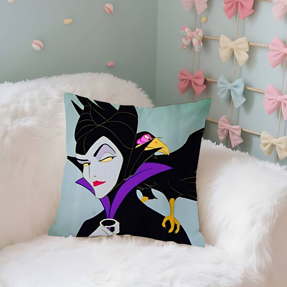 Q-villains-queens Case Plush Fabric Soft Pillowcase Double Sided Print Cushion Cover Household Gifts