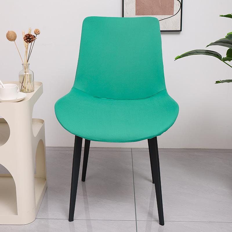 

1/2/4PCS Nordic Style Stretch Milk Silk Chair Slipcover Solid Color Anti-dirty Dining Chair Cover for Home Restaurant Cafe 1PC
