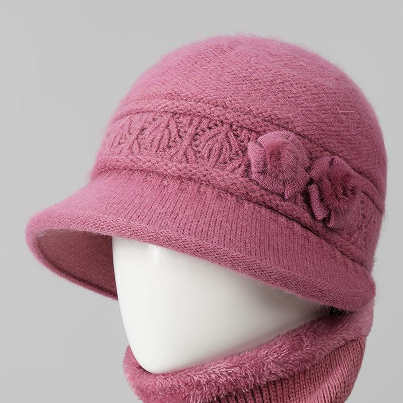 Hat women's autumn and winter warm knitted wool hat winter new hat
