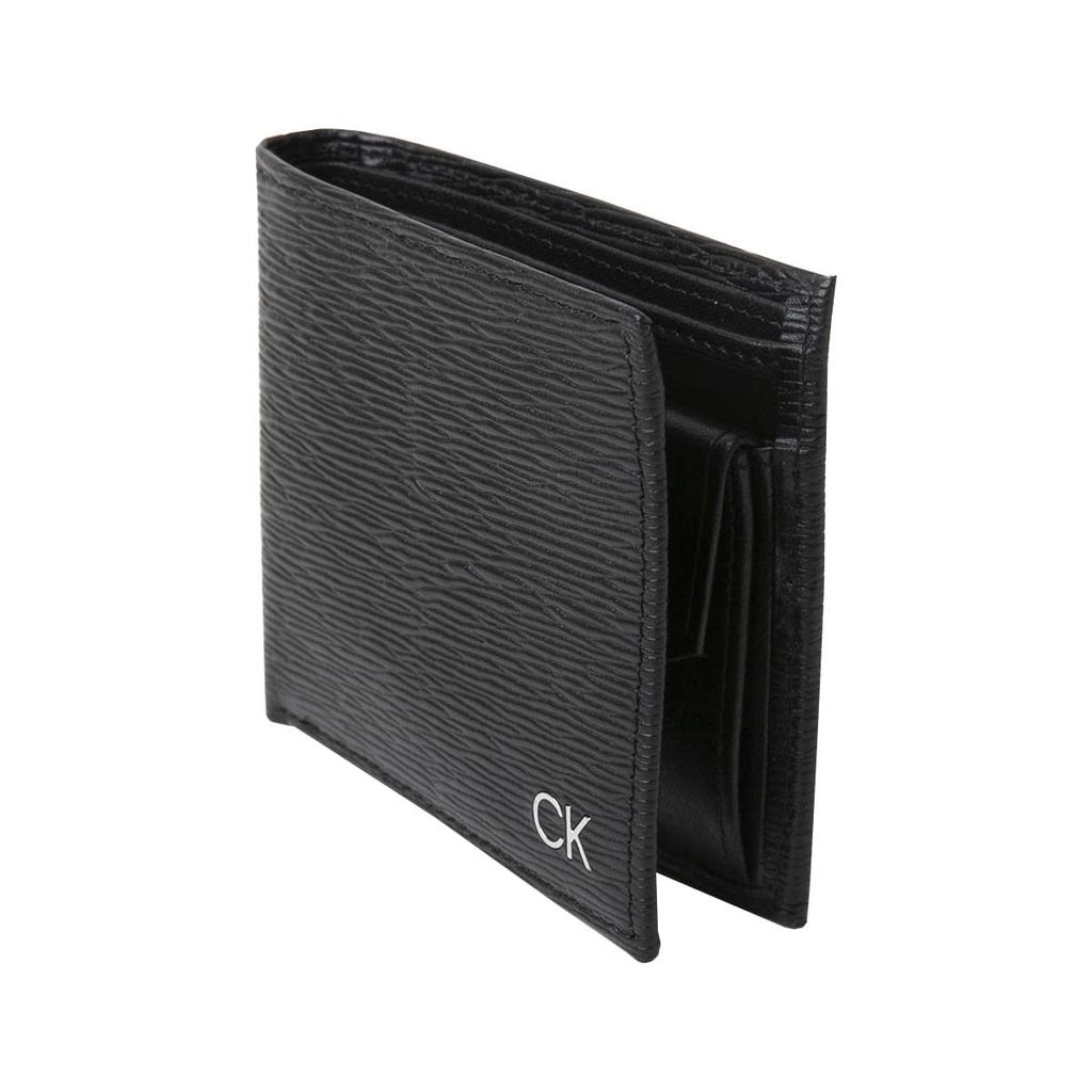 ck wallet with coin ck 31CK130008 BLACK ONE SIZE [Calvin Klein] Bi-fold purse, leather, accessories, business, casual, men's, (001) [Used]