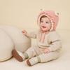 Thick Infant Winter Hat Warm Girls Knitted Hat Fashion Baby Hooded Hat