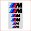 6 Stuks/Set Sportauto Remklauw 3D Stickers Wielnaaf Decoratie Accessoires of Bmw M3 M4 M5 M6 F20 F30 G20 F31 F34 F10 G30 F11 X3 F25 X4 I3 1 3 5 Serie