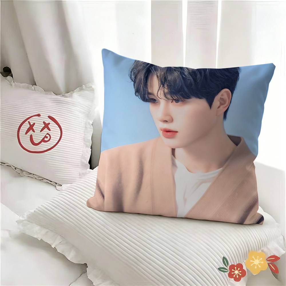 pc Handsome Charming Korean Actor SSong Kang Pillow Case Fashion Square Pillowcase Bedroom Sofa Room Ins Decoration Leisure