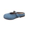 French Beautiful Bag Head Half Slippers Women's Summer Wear 2025 New Spring and Summer One-pedal Pregnant Women Muller Cool Slippers
