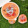 Portable Cartoon Folding Fan – Cute Mini Round Fan for Women and Kids