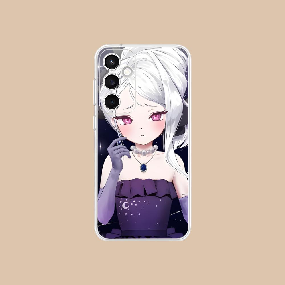 Blue Archive Hina Mobile Phone Case for Samsung Galaxy S25 S24 S23 S22 S21Plus FE Ultra Clear Colour Protective Luxury Cover