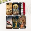 Egypt Nefertiti Anubis Ankh Kemet Pharaoh Flag Cover for Motorola Moto G06 G86 G57 G14 G34 G24 A54 G15 G17 Power G77 G87 Case