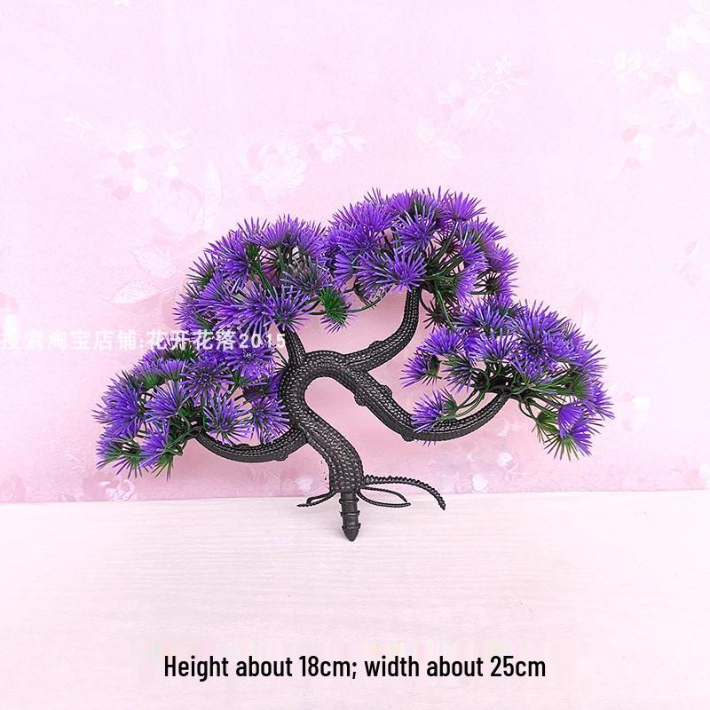 Artificial Pinus Thunbergii Tree Branch – Indoor/Outdoor Decorative Faux Greenery and Flower Arrangement.