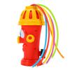 Cute Cartoon Sprinkler Toy Fire Hydrant Shaped for Toddler Outdoor Automatic Water Play Activities Colorful Swing Type