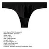 Men Sexy Thongs Ice Silk Cool Underpants Breathable Low-Waist Thong Briefs Quick-Dry Moisture-Wicking Underwear for Summer Daily Wear