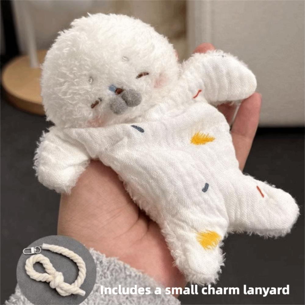 Soothe Cute Seal Hanging Rope Dolls Funny Sensory Hanging Rope Plush Toy Bean Bag Stress Relief Dolls Gift