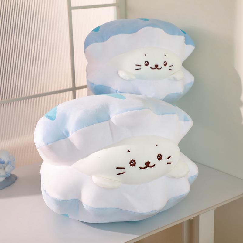40/50cm Down Cotton Shell Seal Soft Dolls Super Cute Throw PIllow Cushion Back Sofa Chair Decor for Girls Boys Birthday Gifts