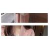 Spring lace spliced V-neck knitted top for women, single-breasted sweater base layer