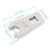 8mm Bike Disc Brake Cable Wrench Opening Head Bike Hydraulic Brakes Bolt Tool Bicycle Oil Pipe Torque Wrench for 1/4 Head Wrench