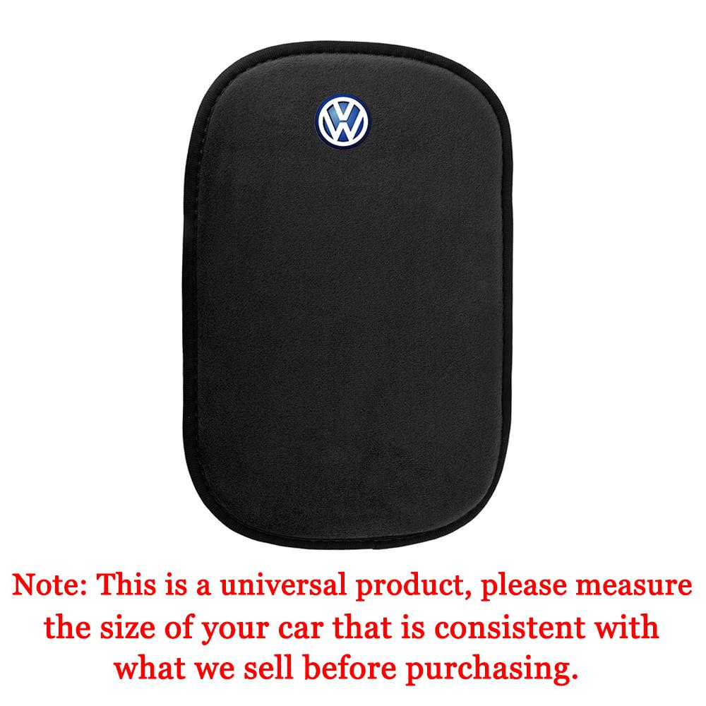 

1PC Car Armrest Box Mat Center Console Arm Rest Box Protector Pads For Volkswagen VW Tiguan Jetta Golf Mk6 Polo Rline Touran GTI