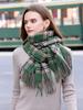 Fashion  Winter Scarf Women Men Imitation Cashmere Preppy Plaid Warm Scarve Pashmina Mujer Female Foulard Bufanda Wrap Shawl