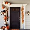 Autumn Leaves Garland Thanksgiving Party Decorations Fall Decor Garland With Pumpkin For Party Fireplace Front Door Patio Porch