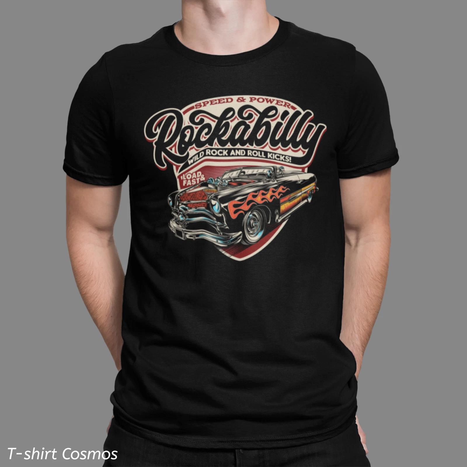 Retro Rockabilly Car T-Shirt, classic car, Dads gift, old school S