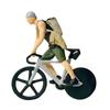 1:64 Cycling Statue Miniature Craft Cycling Scene Miniatures Resin Texture Suitable for Desktop Decorating and Present